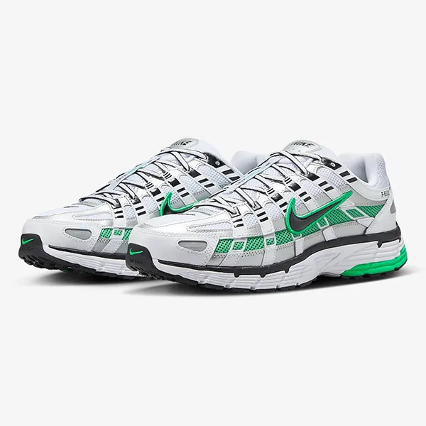 Giày Thể Thao Nam Nike P-6000 Shoes CD6404-104 Màu Trắng Phối Xanh Lá Size 39