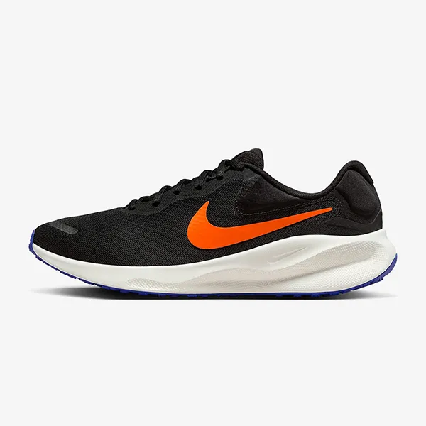 Giày Thể Thao Nam Nike Revolution 7 Road Running FB2207-008 Màu Đen/Cam Size 40