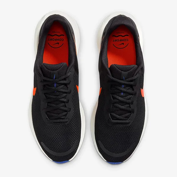 Giày Thể Thao Nam Nike Revolution 7 Road Running FB2207-008 Màu Đen/Cam Size 40