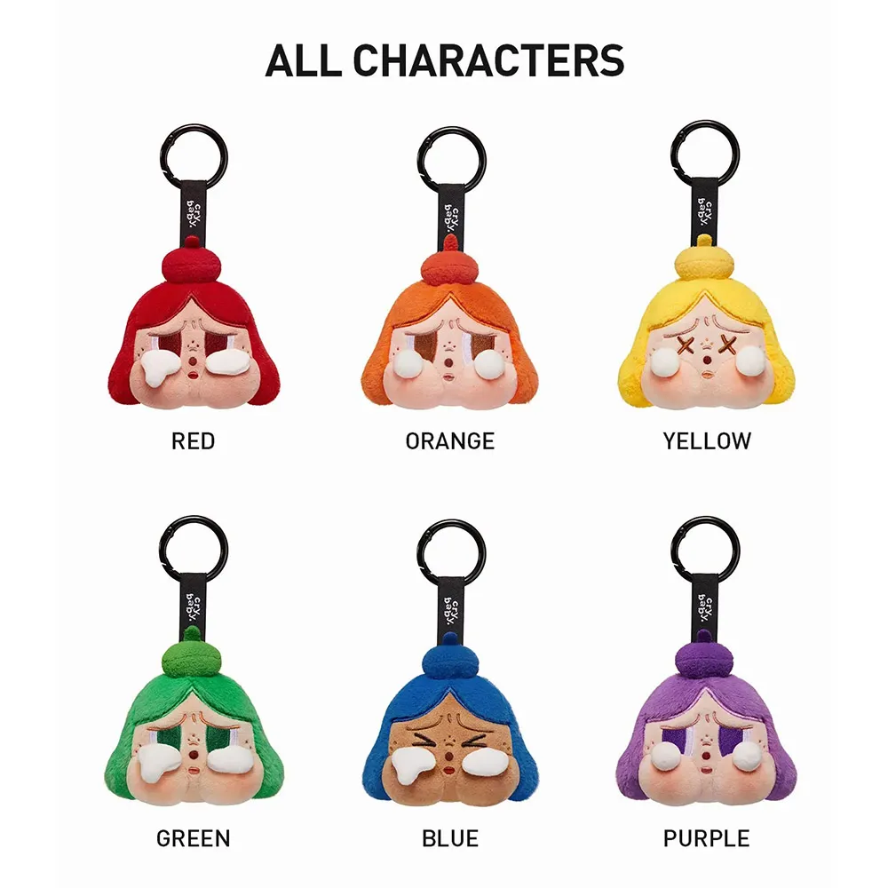 Móc Khóa Pop Mart Crybaby Cheer Up, Baby! Series-Plush Pendant Blind Box Màu Xanh Green - Phụ kiện - Vua Hàng Hiệu
