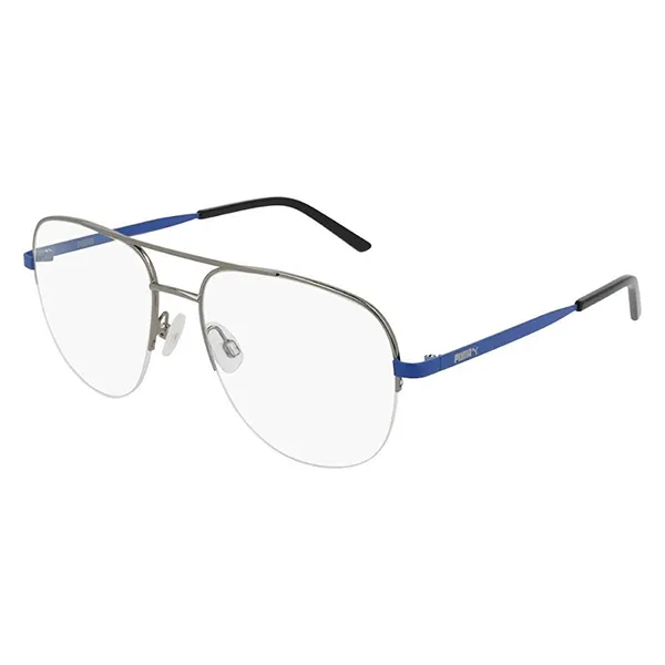 Gọng Kính Nam Puma PU0214O 002 Màu Silver Xanh Dương