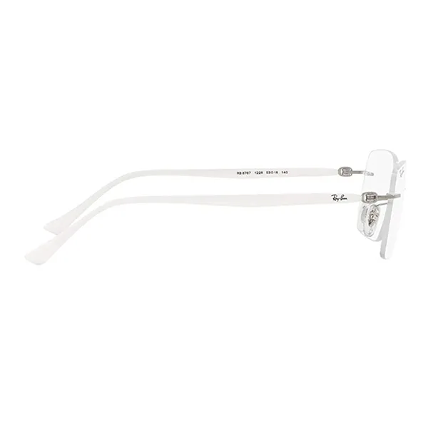 Gọng Kính Unisex Rayban 0RX8767_122853.I Màu Trắng - Kính mắt - Vua Hàng Hiệu