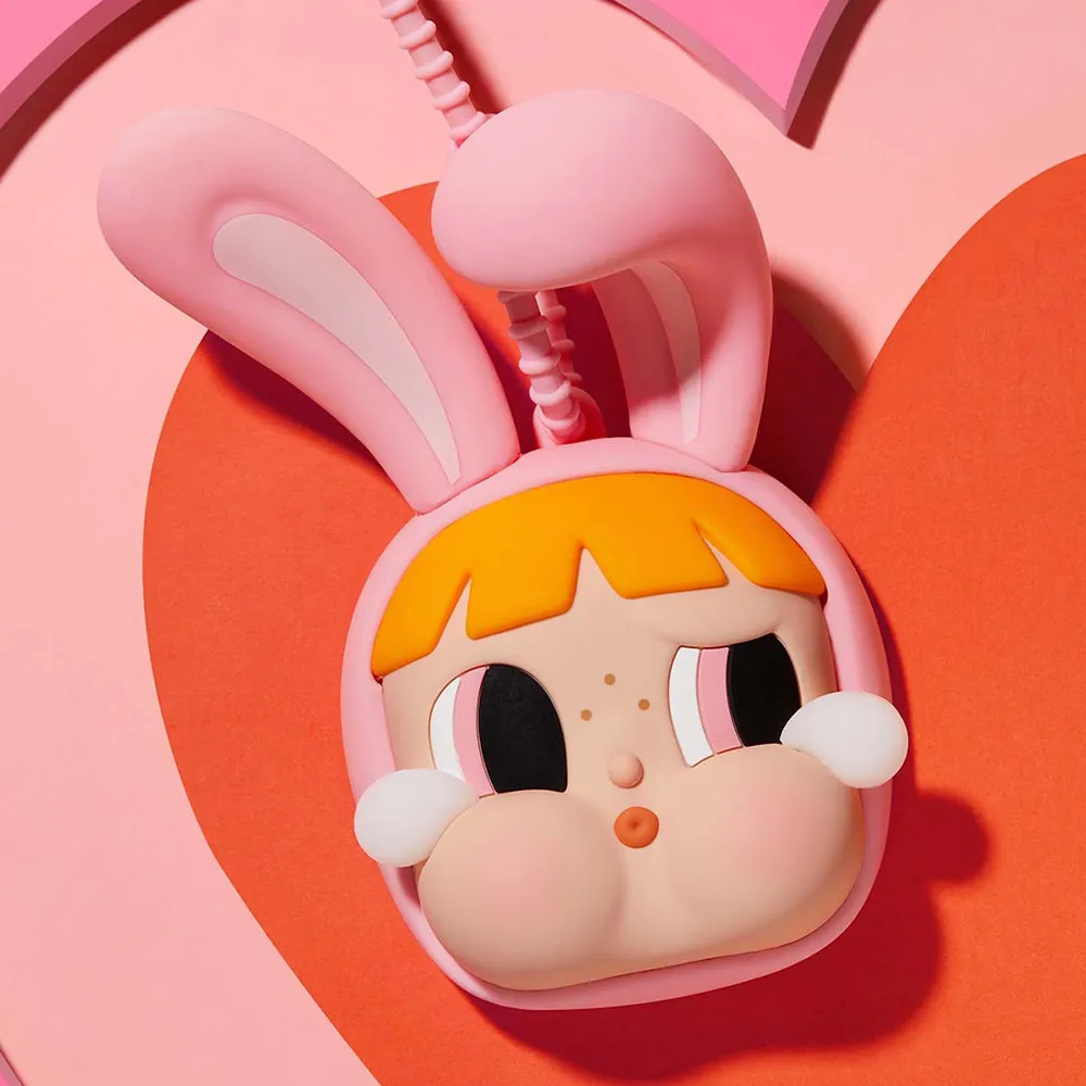 Gương Trang Điểm Nữ Pop Mart Crybaby x Powerpuff Girls Series-Mirror Pendant Màu Hồng - Phụ kiện - Vua Hàng Hiệu