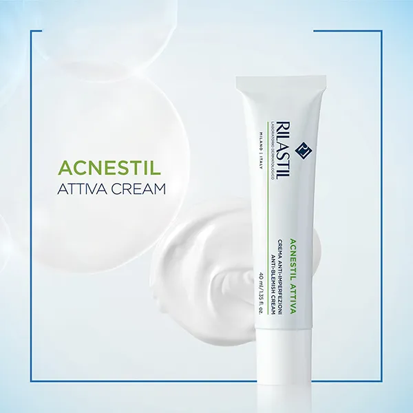 Kem Dưỡng Ẩm, Kiềm Dầu Ngừa Mụn Dành Cho Da Mụn Rilastil Acnestil Attiva Cream 40ml - Mỹ phẩm - Vua Hàng Hiệu