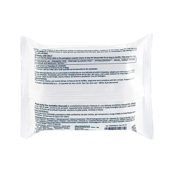 Khăn Giấy Tẩy Trang Rilastil Daily Care Make-up Removing Wipes