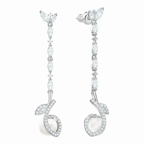 Khuyên Tai Nữ Swarovski Earrings 5464407 Màu Bạc Trắng - Trang sức - Vua Hàng Hiệu