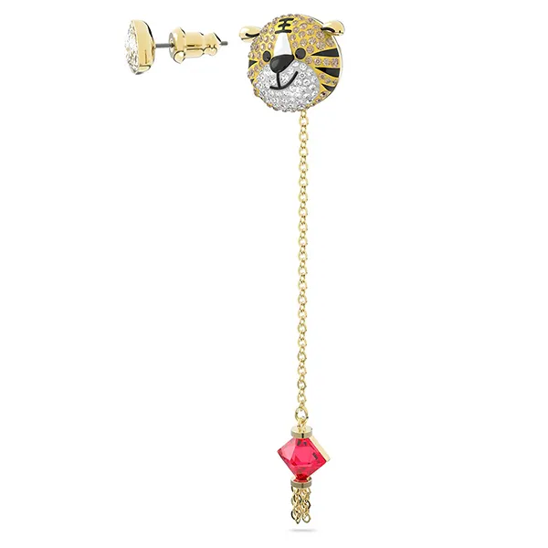Khuyên Tai Nữ Swarovski Zodiac Tiger Drop Earrings 5620293 Màu Vàng Gold - Trang sức - Vua Hàng Hiệu
