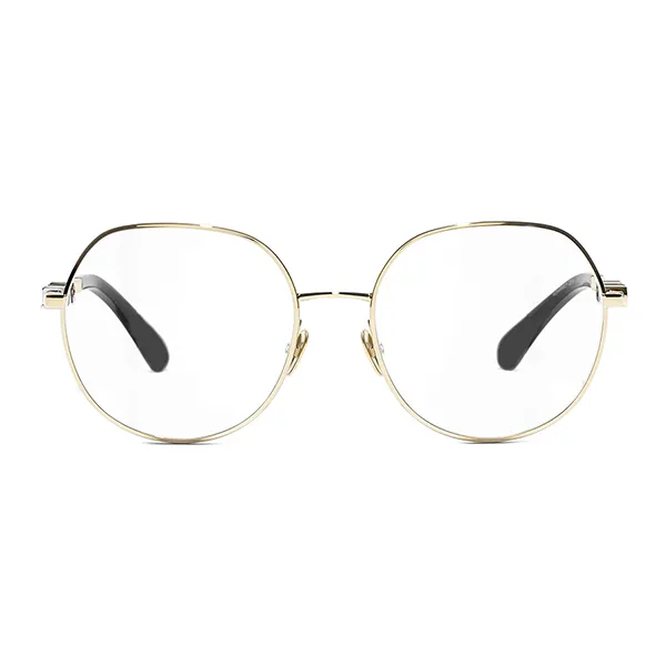 Kính Mắt Cận Nữ Chanel Eyeglasse Pale Gold CH2213 C395 Màu Vàng Đen - Kính mắt - Vua Hàng Hiệu