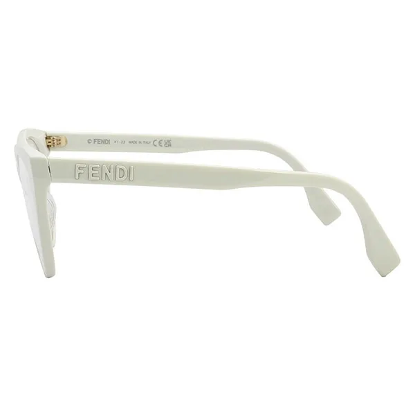 Kính Mắt Cận Nữ Fendi Demo Cat Eye Ladies Eyeglasses FE50017I 025 Màu Trắng Sữa - Kính mắt - Vua Hàng Hiệu