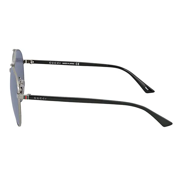 Kính Mát Gucci Blue Pilot Unisex Sunglasses GG0043SA 001 61 Màu Xanh Blue