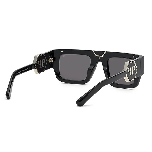 Kính Mát Nam Philipp Plein Sunglasses Square SPP092M 700Y Màu Đen