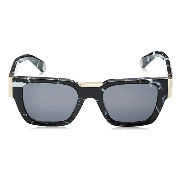 Kính Mát Nam Philipp Plein Sunglasses Square SPP095M 0Z21 Màu Đen Vân