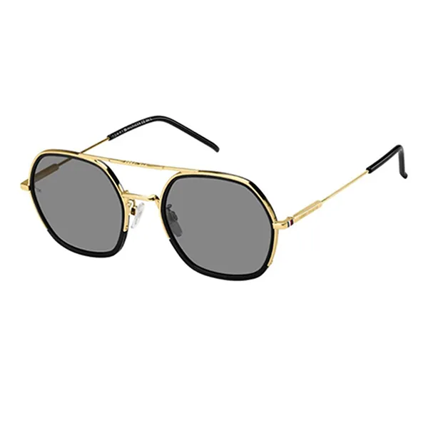 Kính Mát Nam Tommy Hilfiger TH1714/F/S J5G Màu Đen Vàng Gold