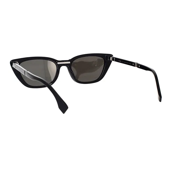 Kính Mát Nữ Fendi Black Cat Eye Sunglasses FEN SUN FE40089I 01C Màu Đen