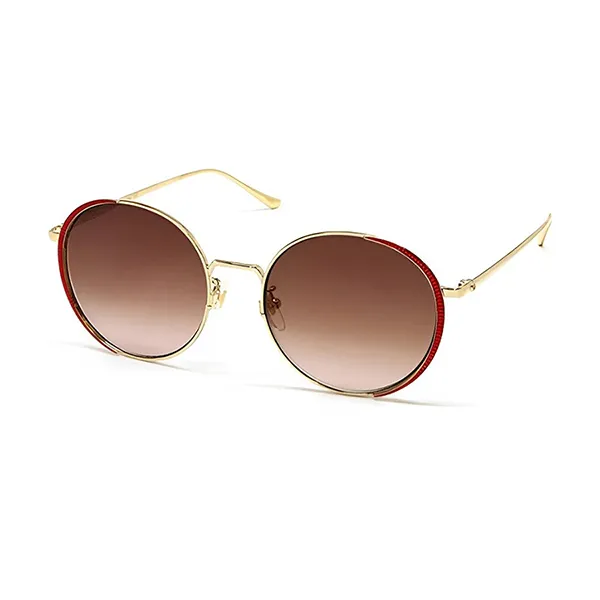 Kính Mát Nữ Gucci GG0401SK 002 Màu Đỏ Vàng