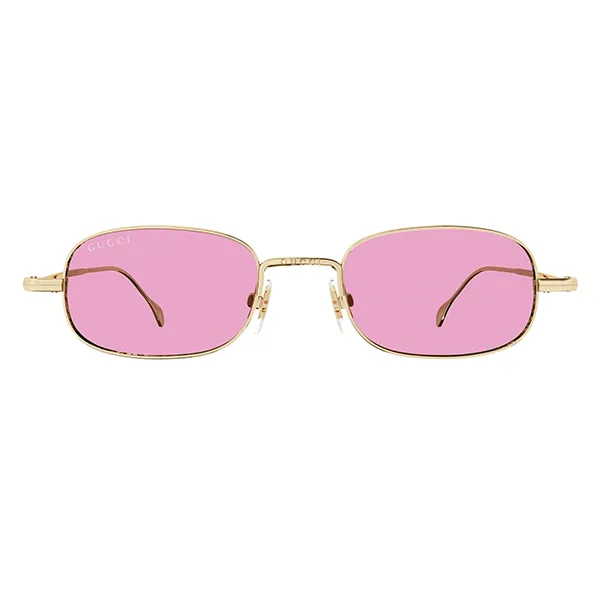 Kính Mát Nữ Gucci GG1648S 005 Sunglasses Màu Hồng Phối Vàng - Kính mắt - Vua Hàng Hiệu