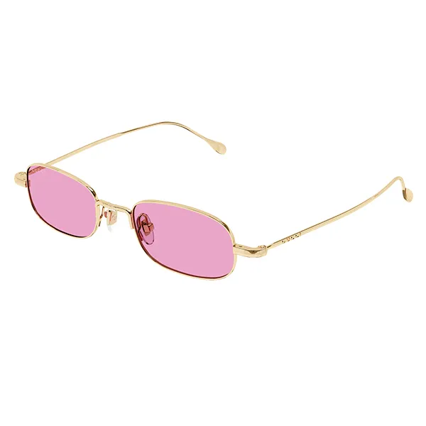 Kính Mát Nữ Gucci GG1648S 005 Sunglasses Màu Hồng Phối Vàng - Kính mắt - Vua Hàng Hiệu