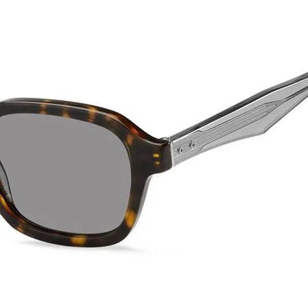 Kính Mát Tommy Hilfiger Havana Frame Gray Lenses Sunglasses TH2032/S 086 Màu Xám/Havana