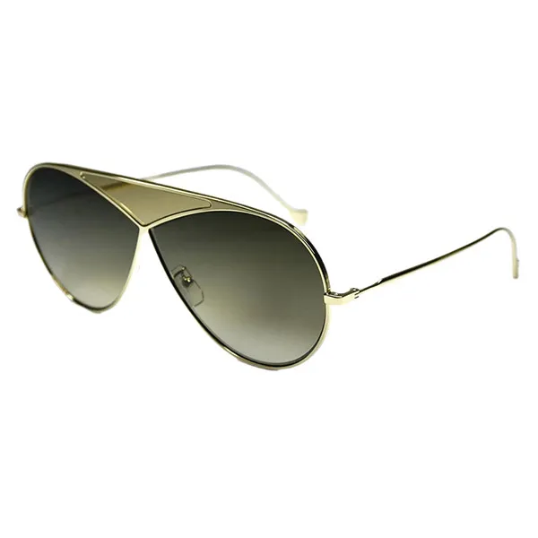 Kính Mát Unisex Loewe Sunglasses LW40010U 33K Màu Vàng