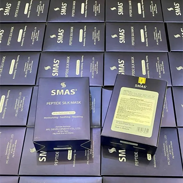 Set 10 Miếng Mặt Nạ Phục Hồi Cấp Ẩm SMAS Peptide Silk Mask (10 x 25g)
