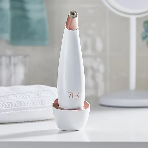 Máy Chăm Sóc Da Mặt HoMedics Microdermabrasion 7LS MD7-1000 Siêu Mài Mòn Kim Cương Kèm Đầu Di Lạnh Màu Trắng - Máy chăm sóc da - Vua Hàng Hiệu