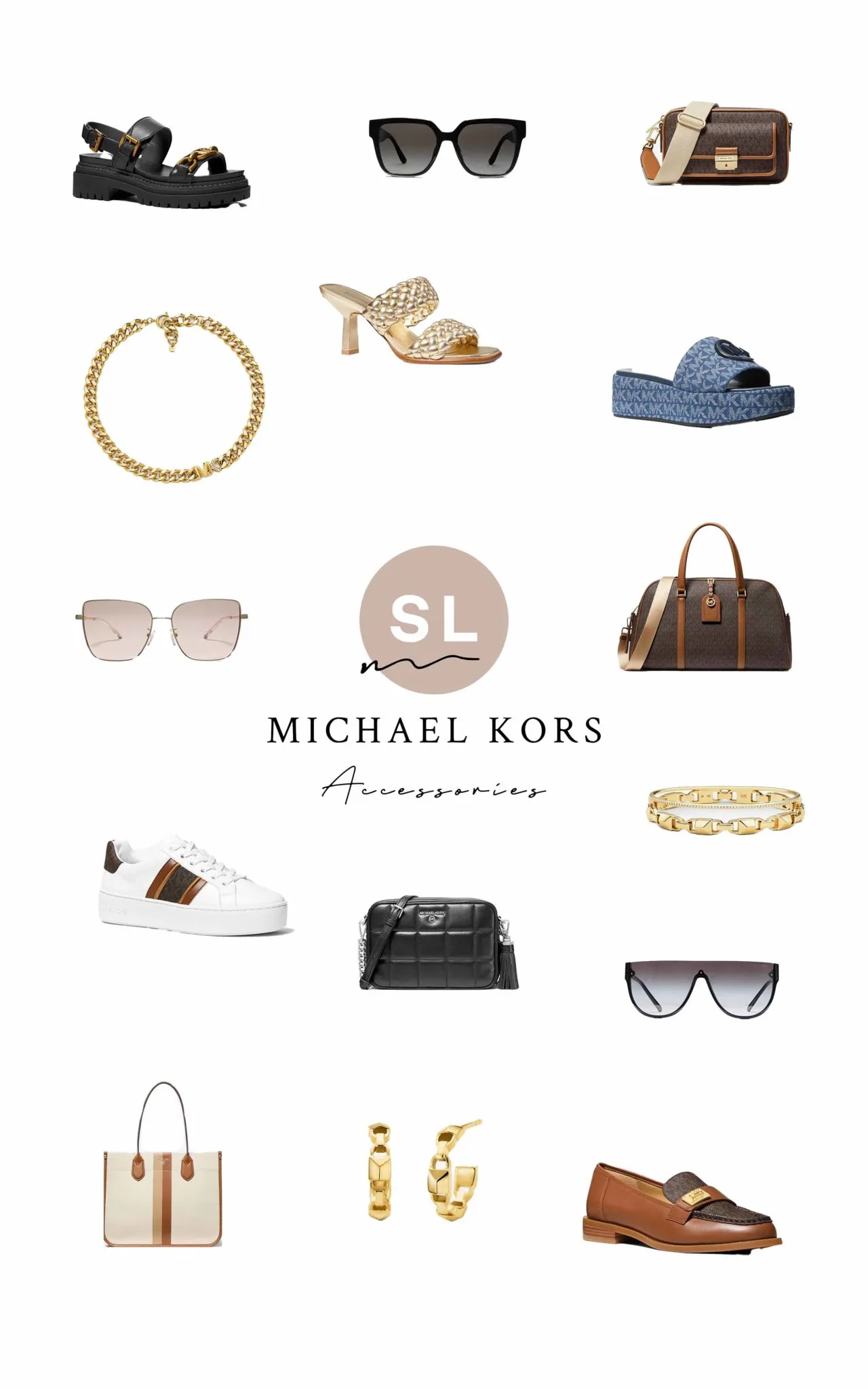 Phụ kiện MIchael Kors khác: Mũ nón, Ô - Dù, Thắt lưng,...