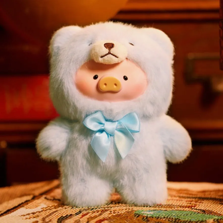 Móc Khóa Gấu Bông ToyZeroPlus Teddy Lulu The Piggy Màu Xanh Nhạt