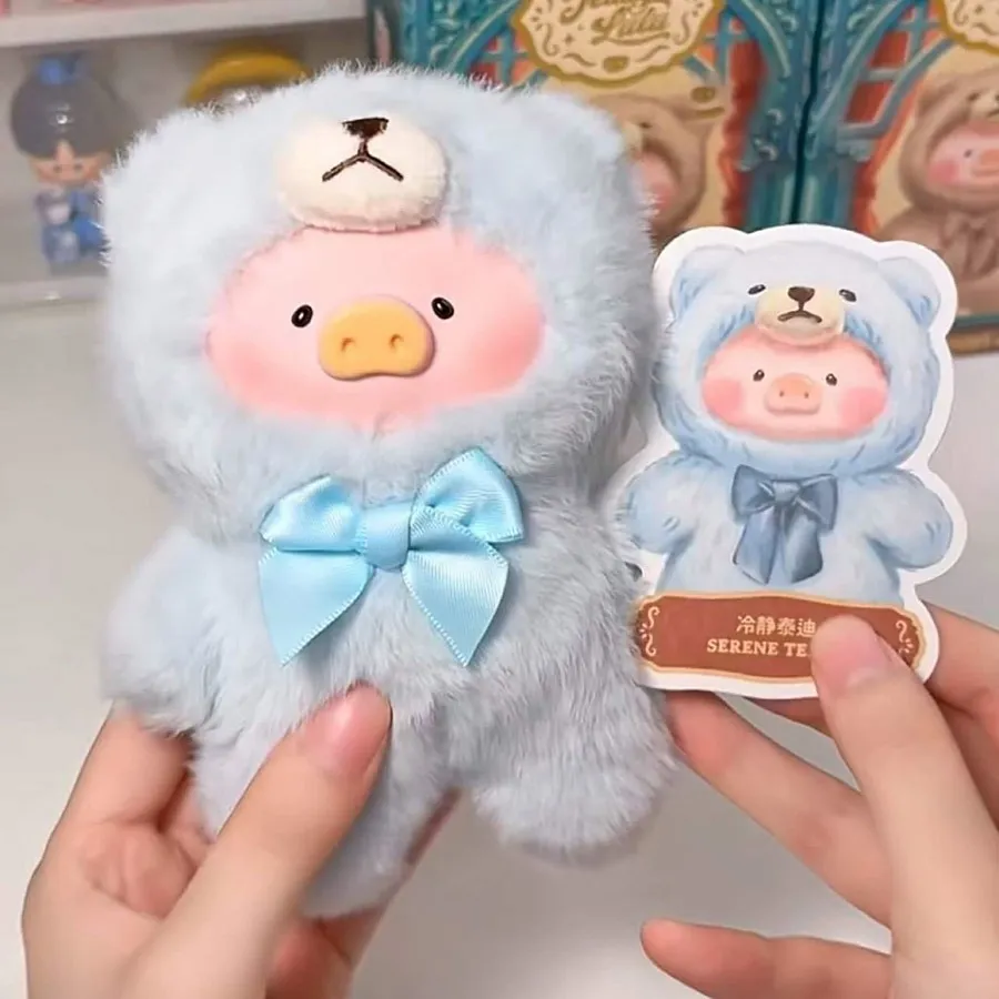Móc Khóa Gấu Bông ToyZeroPlus Teddy Lulu The Piggy Màu Xanh Nhạt