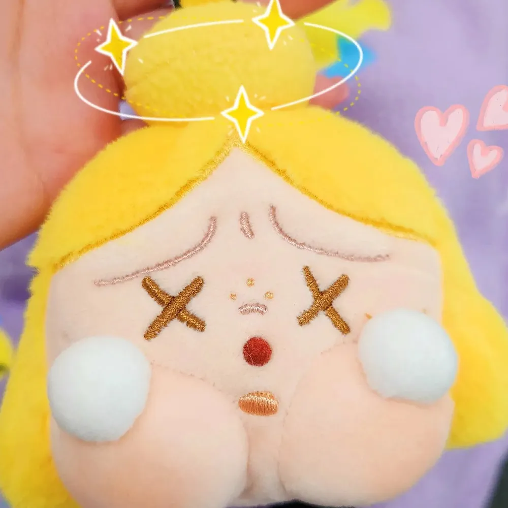 Móc Khóa Pop Mart Crybaby Cheer Up, Baby! Series-Plush Pendant Blind Box Màu Vàng