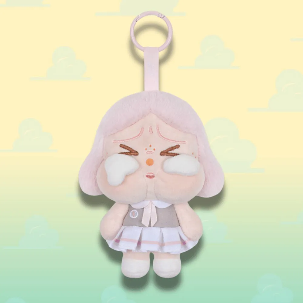 Móc Khóa Pop Mart Crybaby Sunset Concert Series-Plush Pendant Blind Box Màu Hồng - Xám