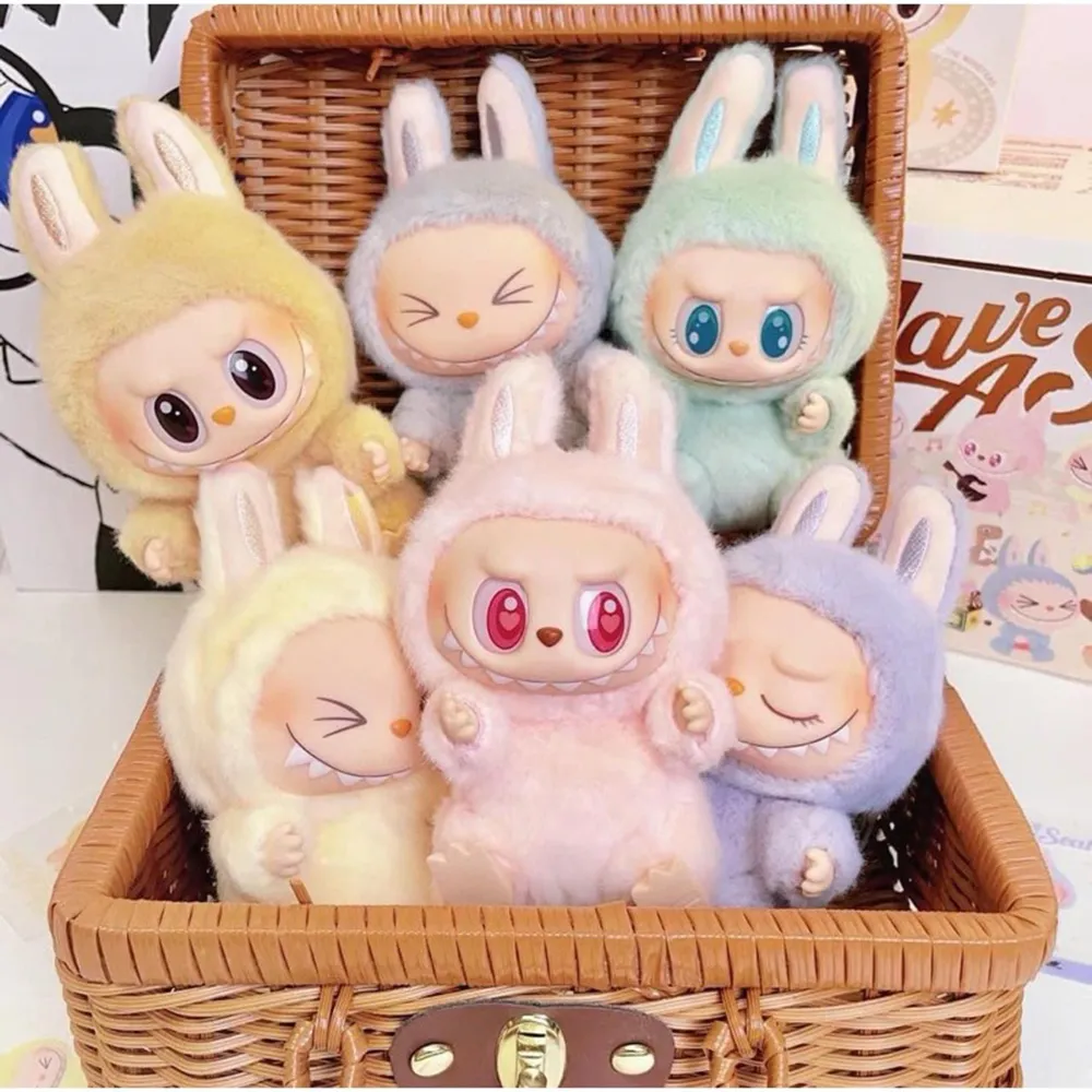 Móc Khóa Pop Mart Labubu Have A Seat Vinyl Plush Blind The Monster Dada Màu Hồng - Phụ kiện - Vua Hàng Hiệu