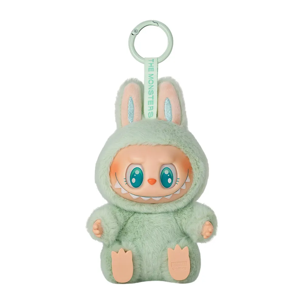 Móc Khóa Pop Mart Labubu Have A Seat Vinyl Plush Blind The Monster Ququ Màu Xanh