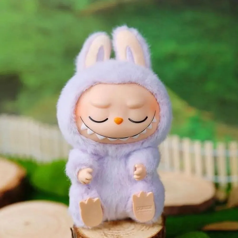 Móc Khóa Pop Mart Labubu Have A Seat Vinyl Plush Blind The Monster Zizi Màu Tím