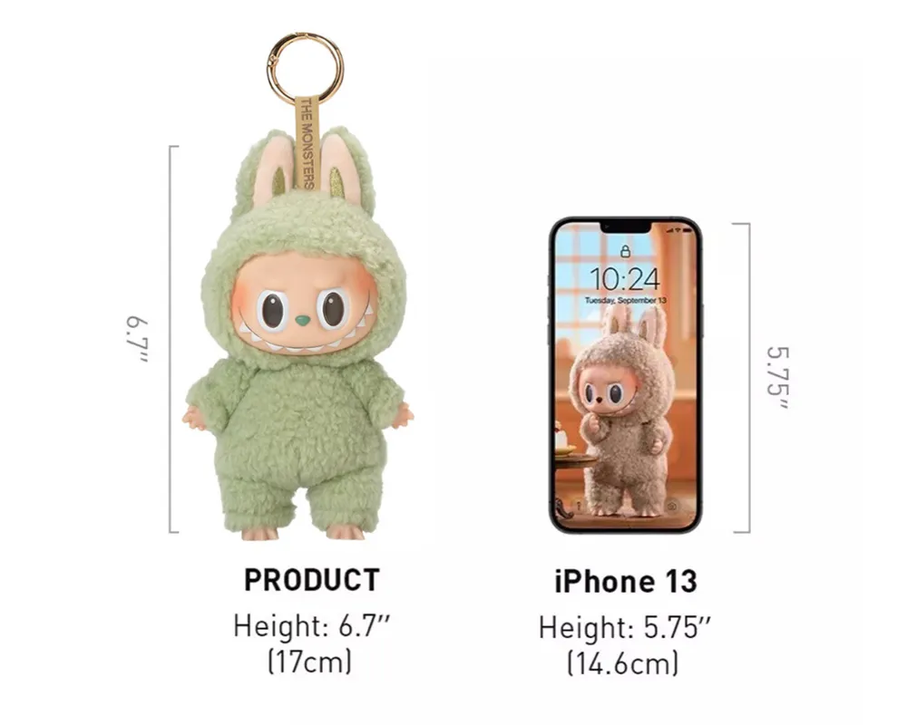 Móc Khóa Pop Mart Labubu Macaron Green Grape Màu Xanh Lá - Phụ kiện - Vua Hàng Hiệu