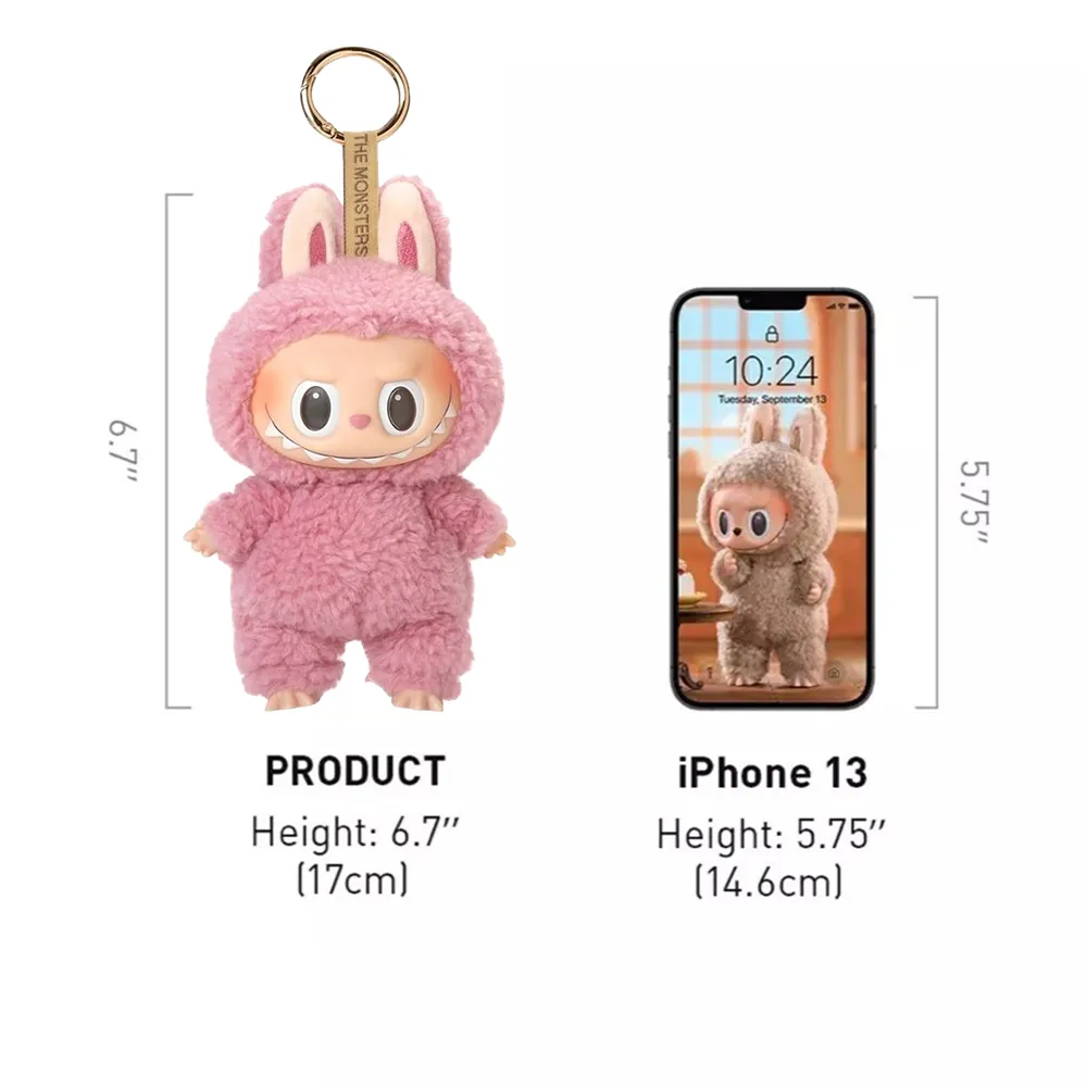 Móc Khóa Pop Mart Labubu Macaron Lychee Berry Màu Hồng - Phụ kiện - Vua Hàng Hiệu