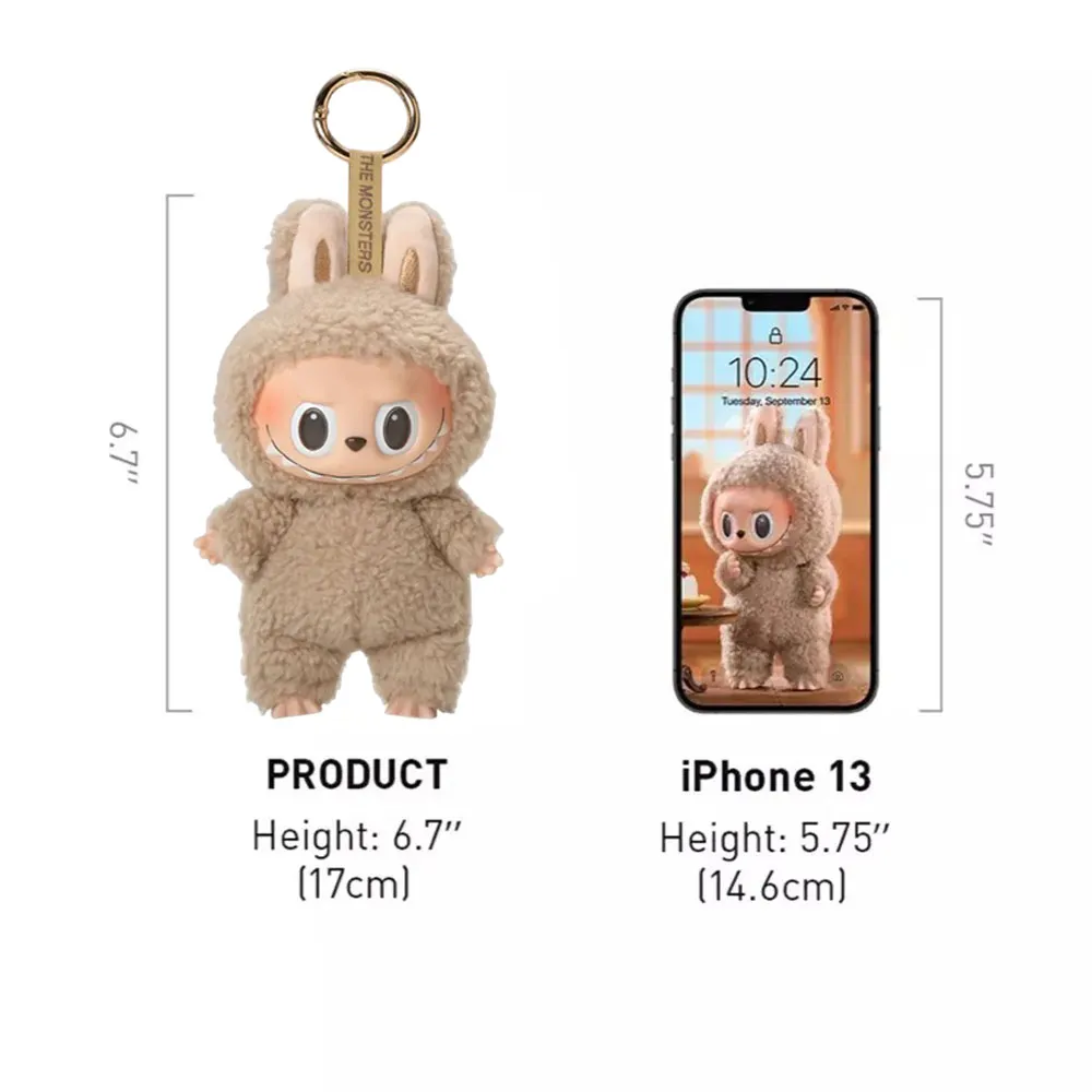 Móc Khóa Pop Mart Labubu Macaron Toffee Màu Nâu - Phụ kiện - Vua Hàng Hiệu
