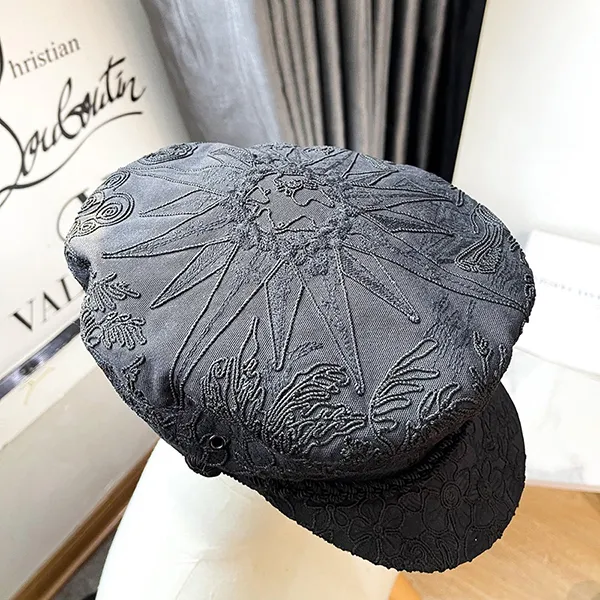 Mũ Dior Travel Cap Black Blue Cotton 31REV920X131-C588 Màu Đen Size 57-58
