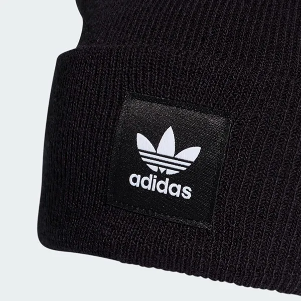 Mũ Len Adidas Beanie Hat Cuff Black Unisex Adicolor Hat ED8712 Màu Đen