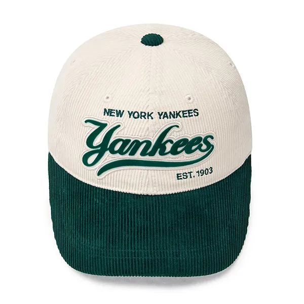 Mũ MLB Varsity Cursive Ball Cap New York Yankees 3ACPVC146-50GND Màu Xanh Green