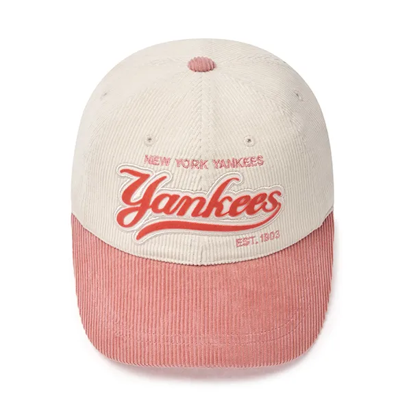 Mũ MLB Varsity Cursive Ball Cap New York Yankees 3ACPVC146-50PKM Màu Hồng