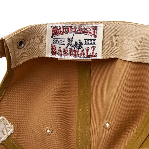 Mũ MLB Varsity Cursive Boston Red Sox Ball Cap 3ACPVF04N-43CAS Màu Be Đậm - Mũ nón - Vua Hàng Hiệu