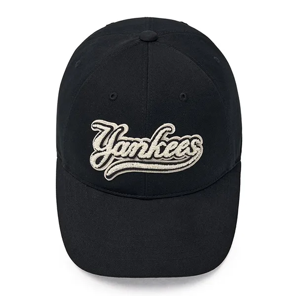 Mũ MLB Varsity Cursive Fluffy Logo Unstructured Ball Cap New York Yankees 3ACPVF04N-50BKS Màu Đen