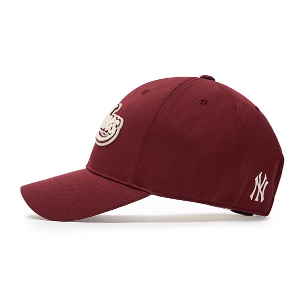 Mũ MLB Varsity Cursive New York Yankees Ball Cap 3ACPVF04N-50BDS Màu Đỏ Mận