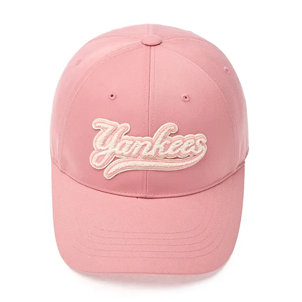 Mũ MLB Varsity Cursive New York Yankees Ball Cap 3ACPVF04N-50PKM Màu Hồng - Mũ nón - Vua Hàng Hiệu