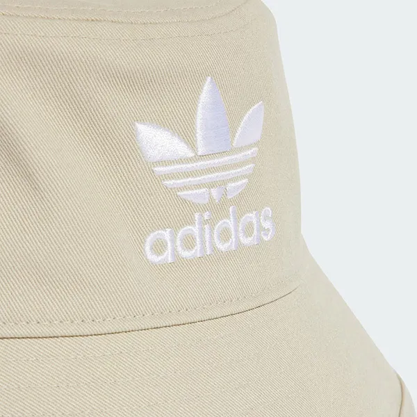 Mũ Tròn Adidas Adicolor Bucket Hat IS4629 Màu Kem