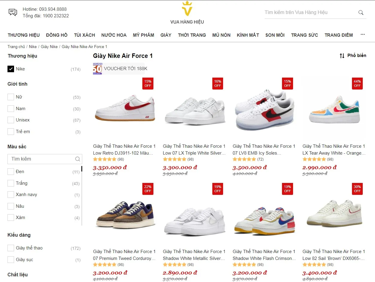 Mua Giày Nike Air Force 1 Chính Hãng Ở Đâu?