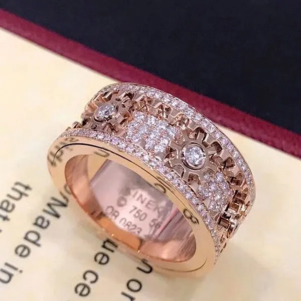 Nhẫn Jewery Luxury Rose Gold Ring Màu Vàng Hồng - Trang sức - Vua Hàng Hiệu