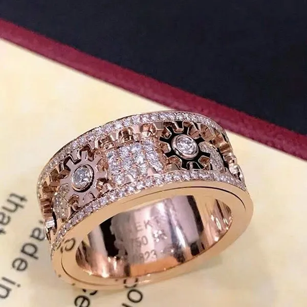 Nhẫn Jewery Luxury Rose Gold Ring Màu Vàng Hồng - Trang sức - Vua Hàng Hiệu