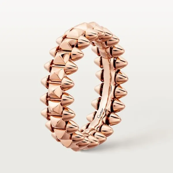 Nhẫn Nữ Jewery Luxury Clash De Cartier Ring Màu Vàng Hồng