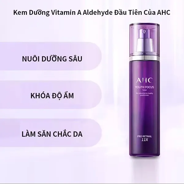 Nước Cân Bằng Hỗ Trợ Trẻ Hóa Da AHC Youth Focus Toner 130ml
